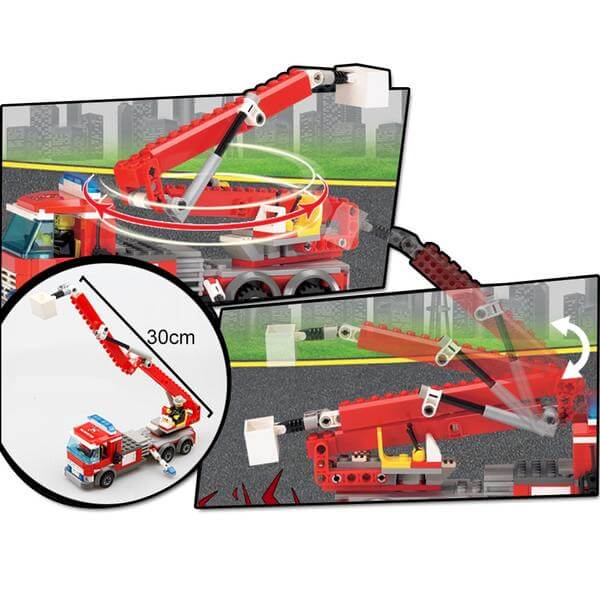 Firefighting Fire Truck Building Blocks - Quymart.com