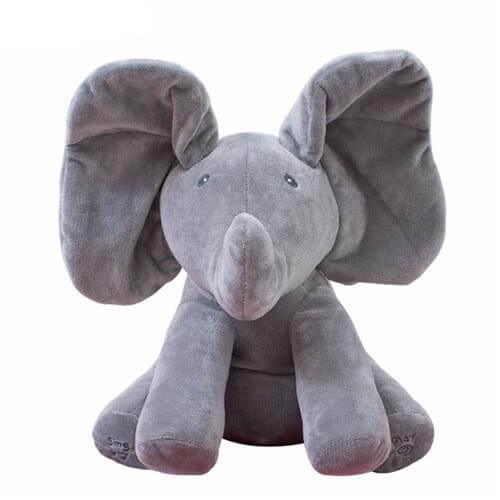 peek a boo elephant doll