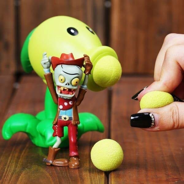 plants vs zombies peashooter toy