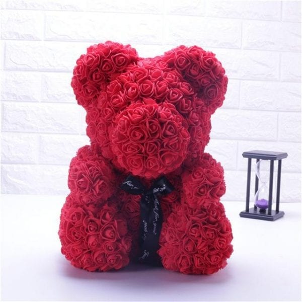 valentines day teddy bear rose