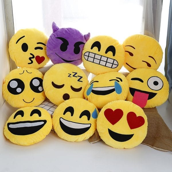 mini emoji pillows