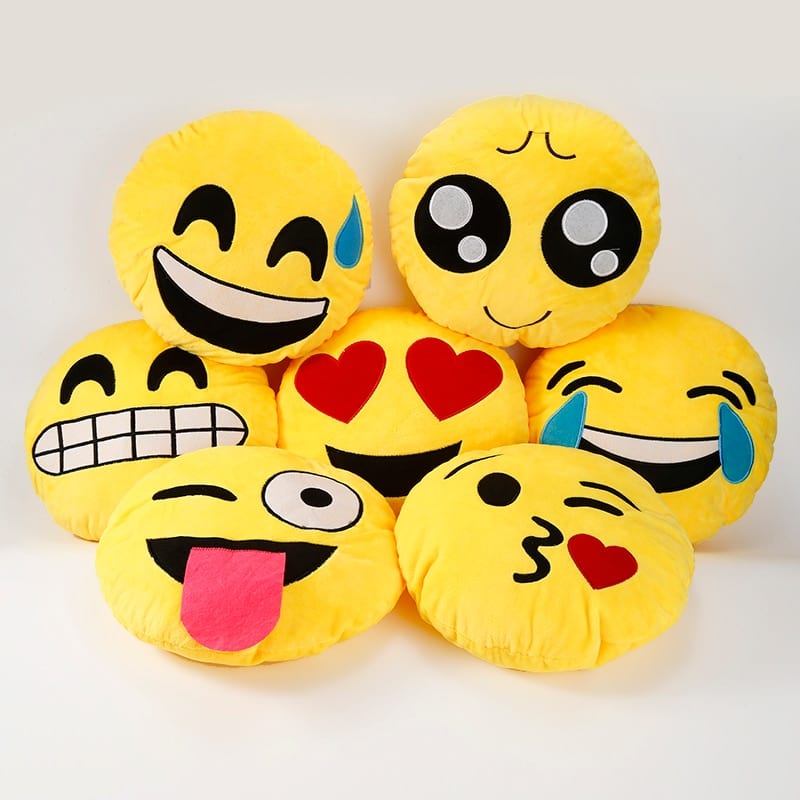 Emoji Pillow Sham Cartoon Like Smiley Faces of Mosters Happy Sad Angry  Furious Moods Expressions Print, Decorative Standard King Size Printed  Pillowcase, 36 X 20 Inches, Multicolor, by Ambesonne 