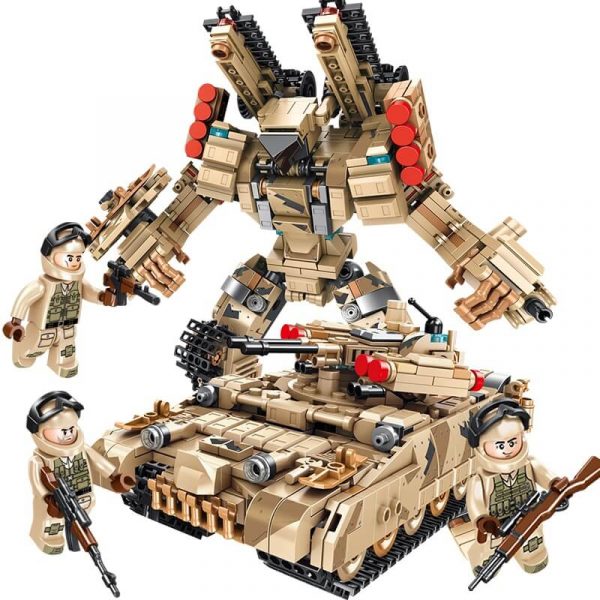 army tank transformer toy