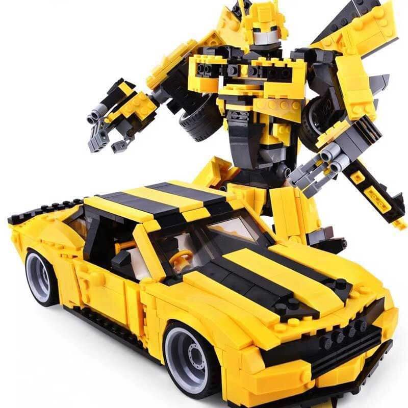 225Pcs Robot Transformer Building Blocks Gift For Kids - Quymart.com