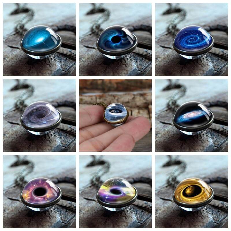 Black Hole Pendant Necklaces Quymart Jewelry