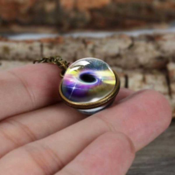 Black Hole Pendant Necklaces Quymart Jewelry