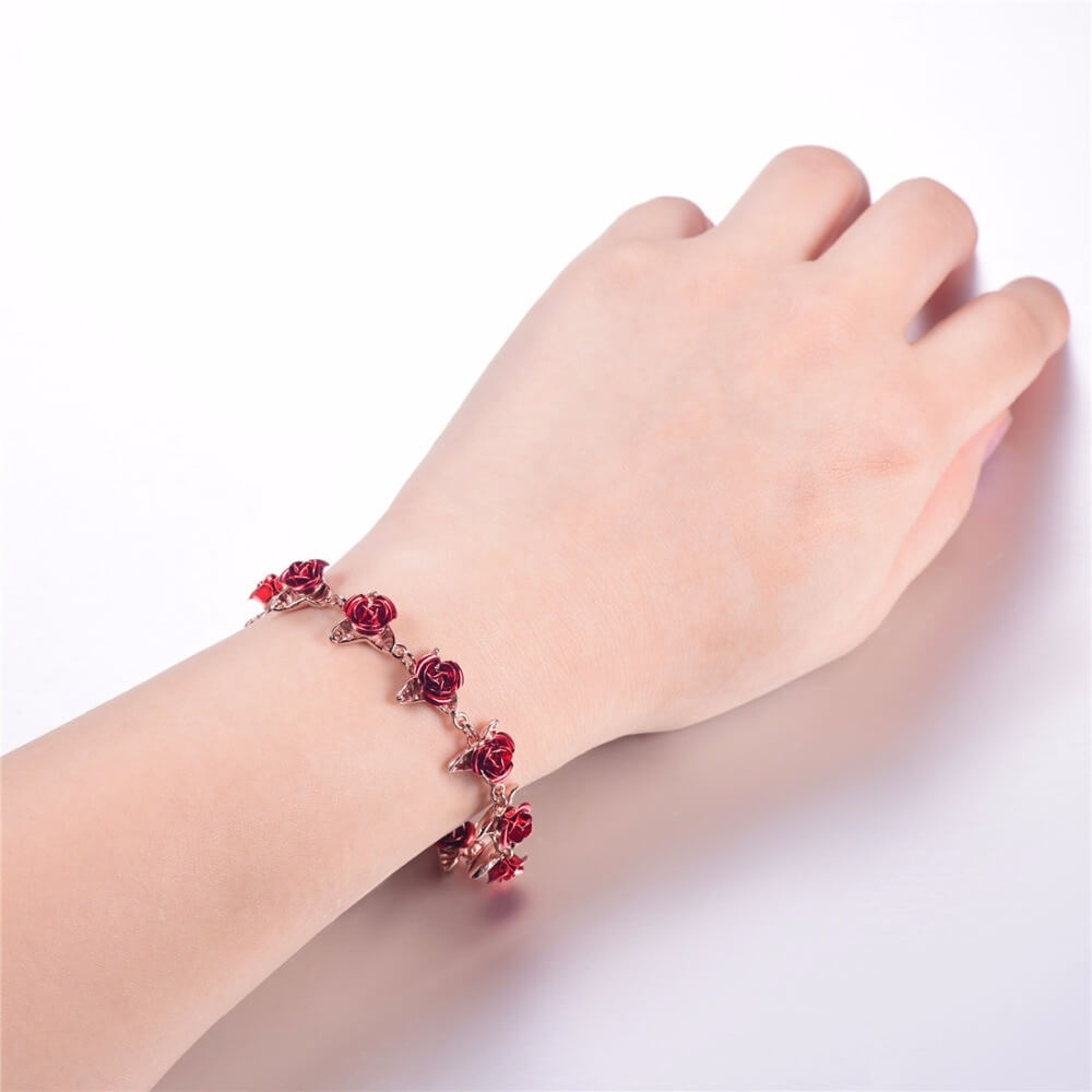 Rose Flower Bracelet - Quymart Jewelry