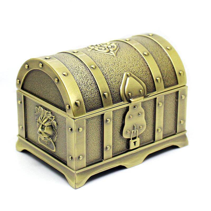 Treasure Chest Pirates of the Caribbean Vintage Jewelry Box - Quymart ...