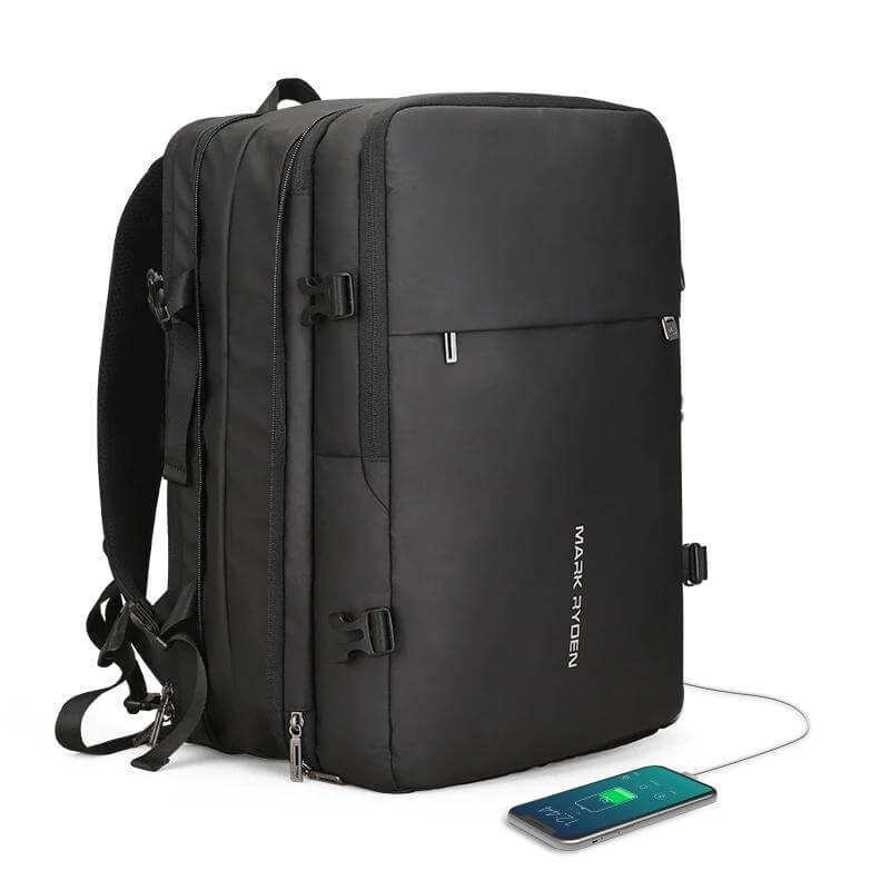 Multilayer Space Travel Bag Antitheft With 3.0 USB Charging Quymart