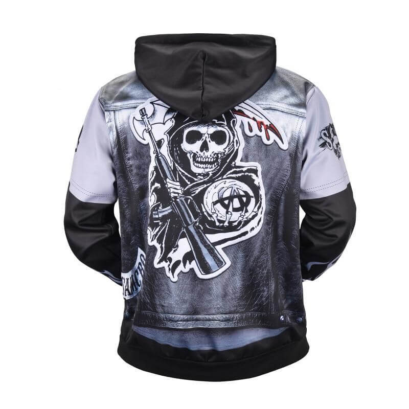 3d Sons Of Anarchy Hoodie Quymart Apparel