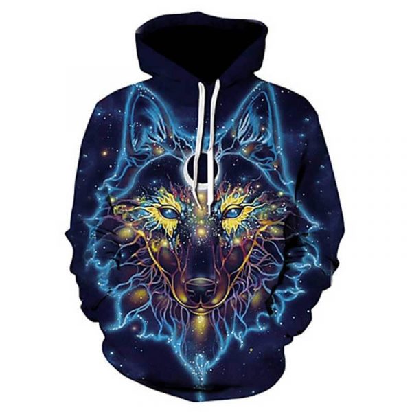 3D Wolf Hoodie - Quymart Apparel