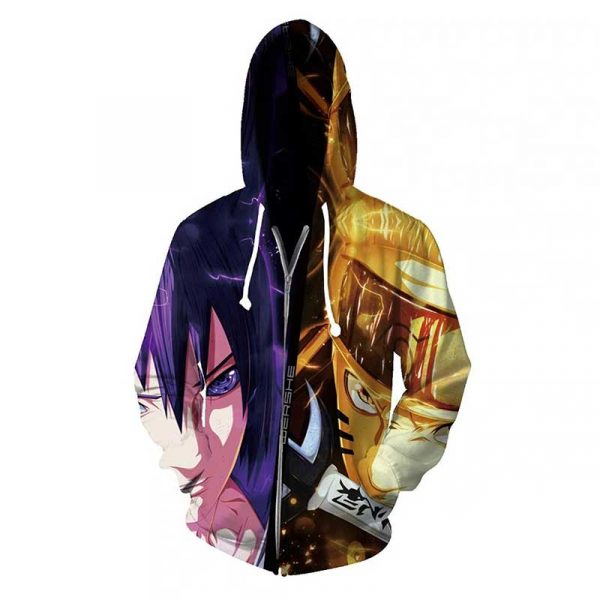 naruto and sasuke sweatshirt