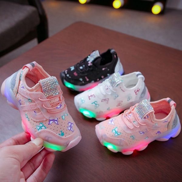 Cute Butterfly Kids Light Up Shoes - Quymart Apparel