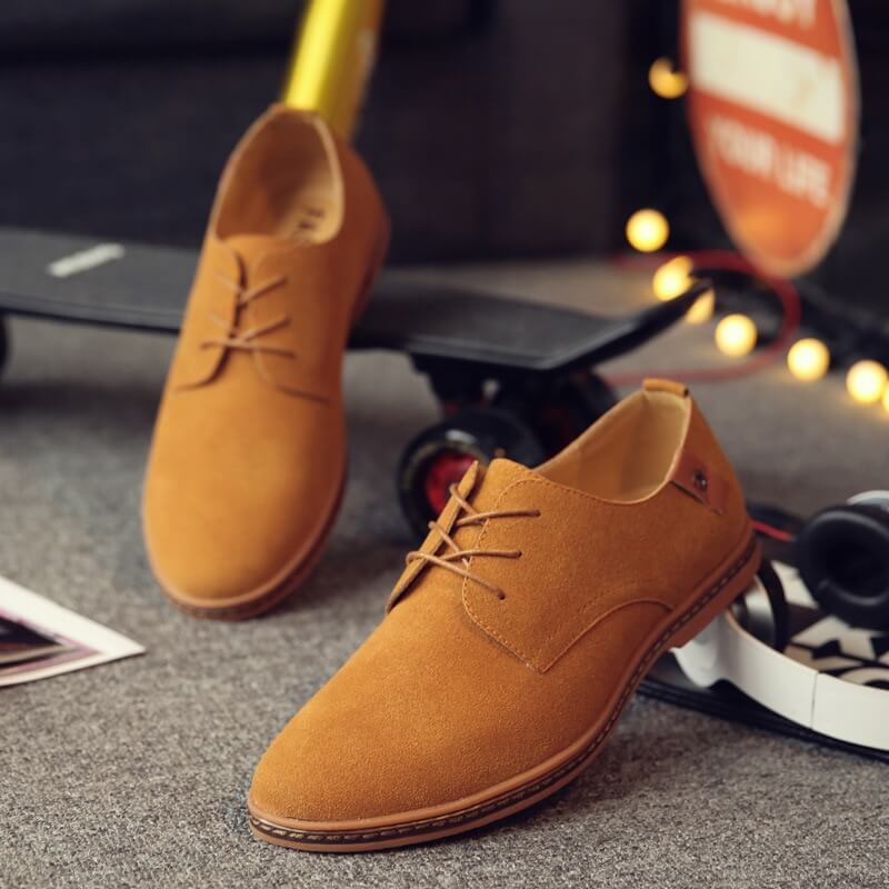 Men Casual Suede Shoes - Quymart Apparel