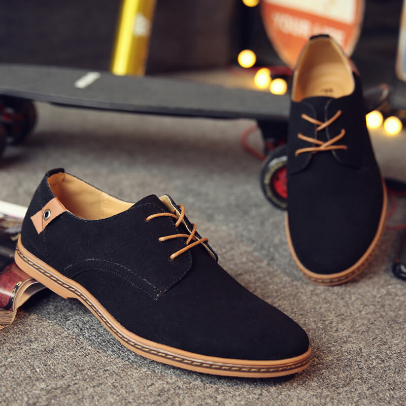 Men Casual Suede Shoes - Quymart Apparel