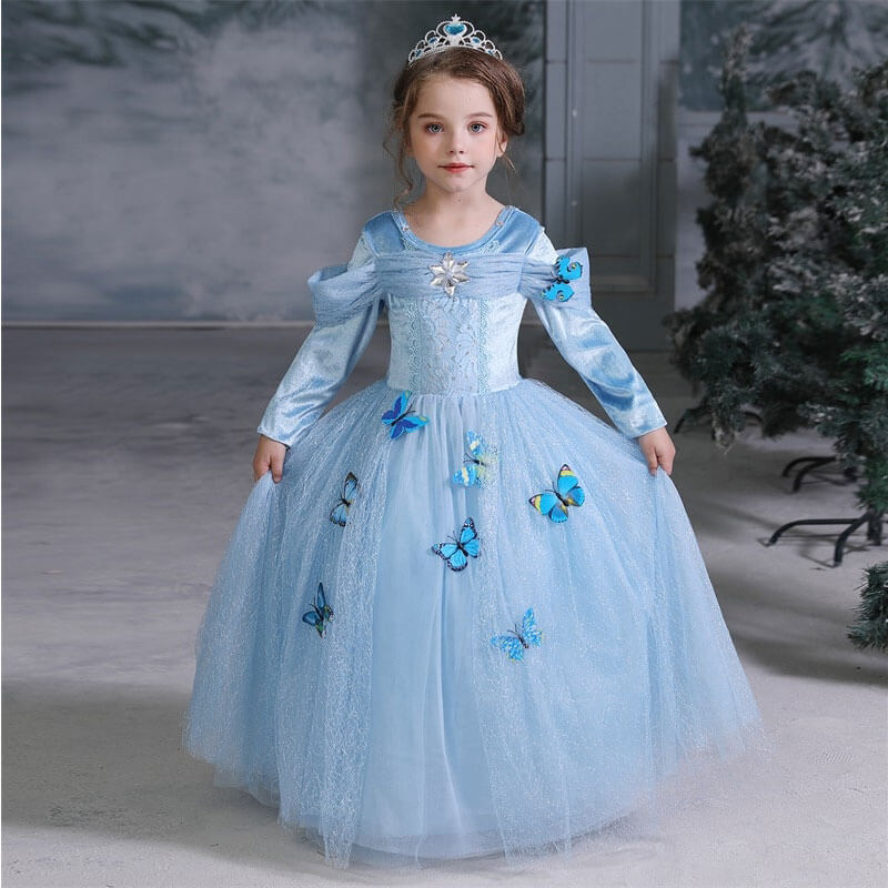 Blue Frozen 2 Princess Elsa Dress Cosplay - Quymart Apparel