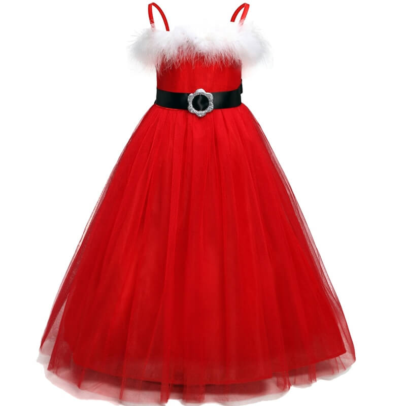 Red Christmas Dress For Girls - Quymart Apparel