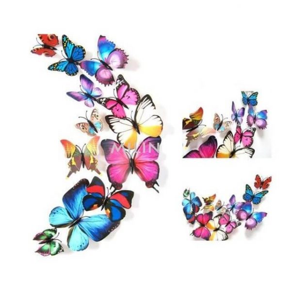 Butterfly Wall Decor Stickers Art Decals for Girl Rooms Home & Garden