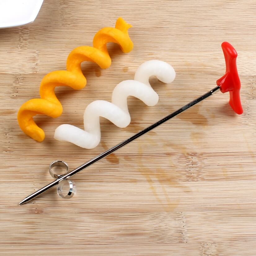 Fruit Vegetables Spiral Knife Carving Tools Home & Garden