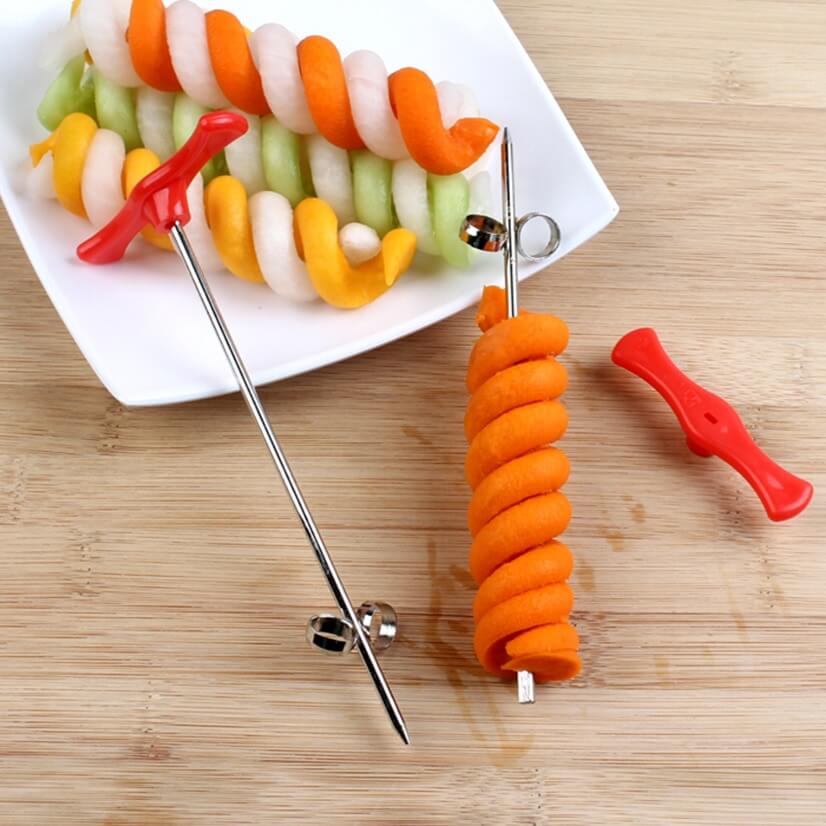 Fruit Vegetables Spiral Knife Carving Tools Home & Garden