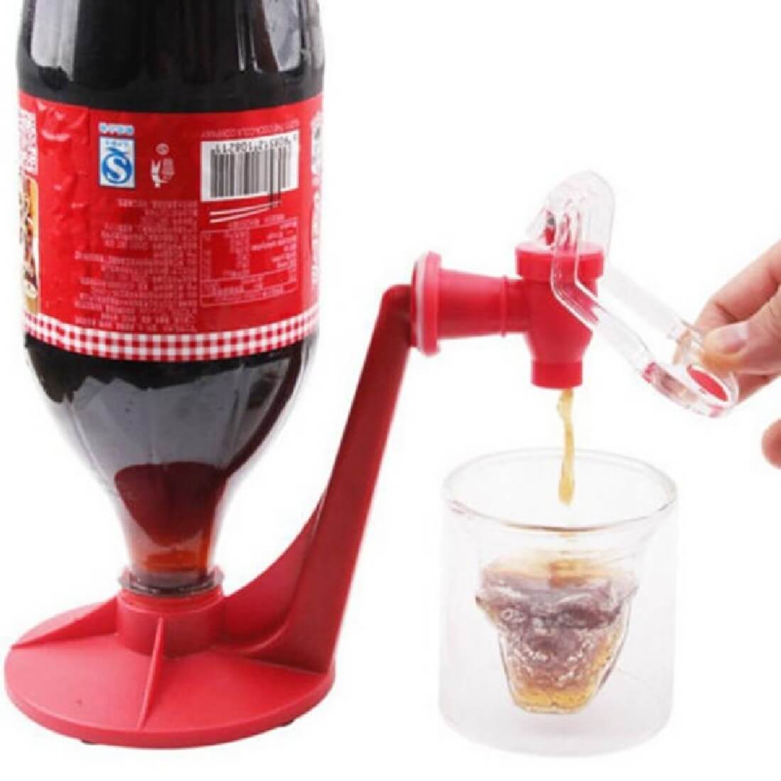 Soft Fizzy Drink Fizz Saver Soda Dispenser Coke Beverage Tool Tap Bottle Upside