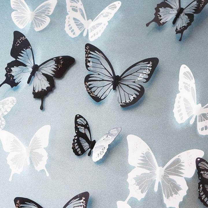 3D Butterfly Wall Decor Stickers Home & Garden